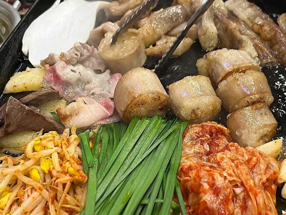 우화곱창 사이드 메뉴 안내