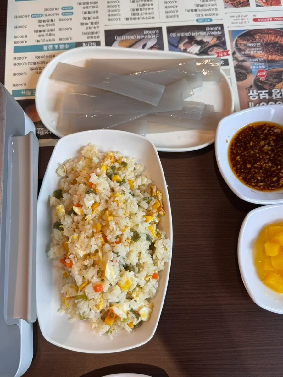 Plate of extra noodles ordered