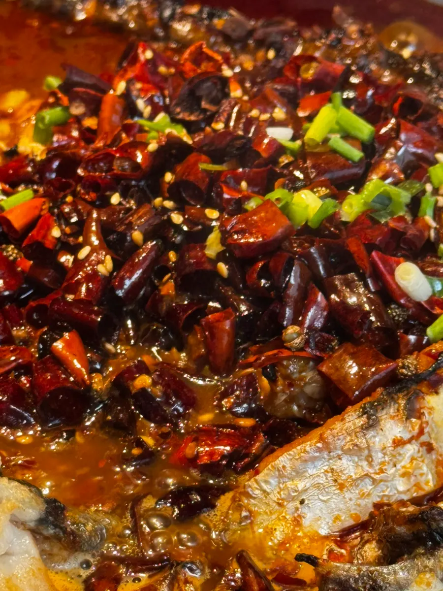 Noodle and side dish spread ordered by four adults