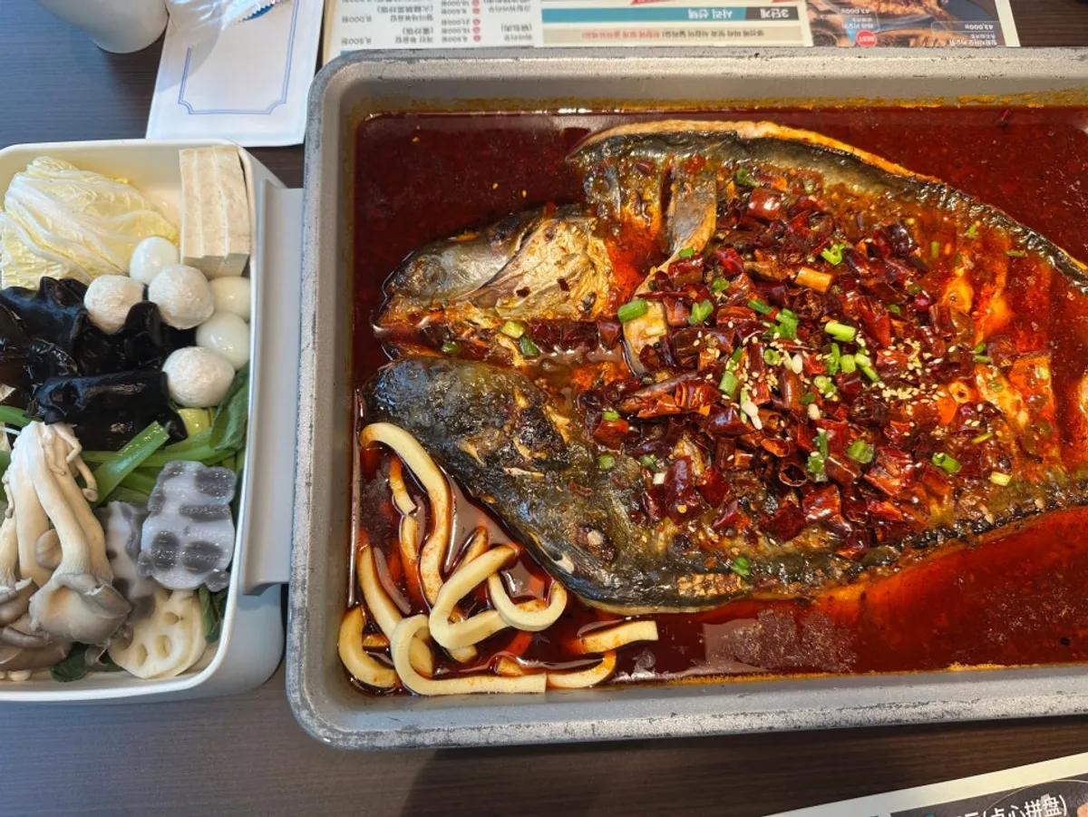 카오위에 추가한 모듬 야채 세트