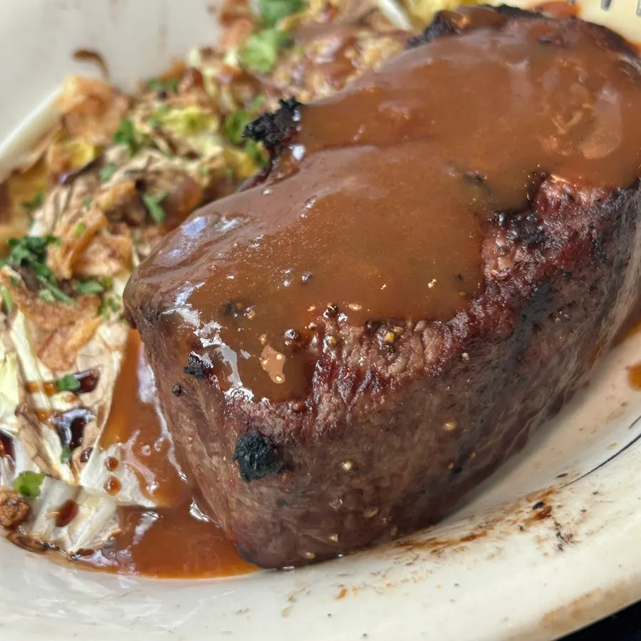 牛排和土豆泥