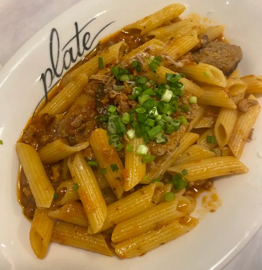 Signature fresh-noodle pasta at Plate Dunsan Branch
