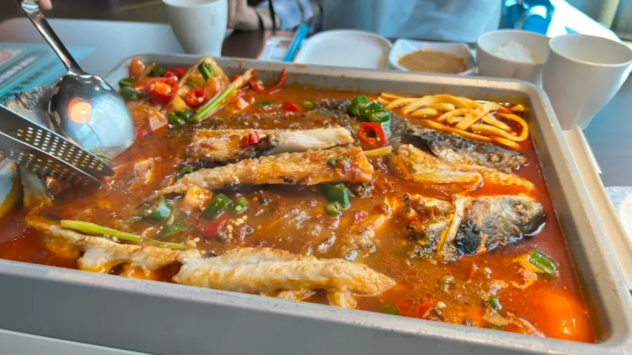 Isi ikan ningbo yang telah dibersihkan