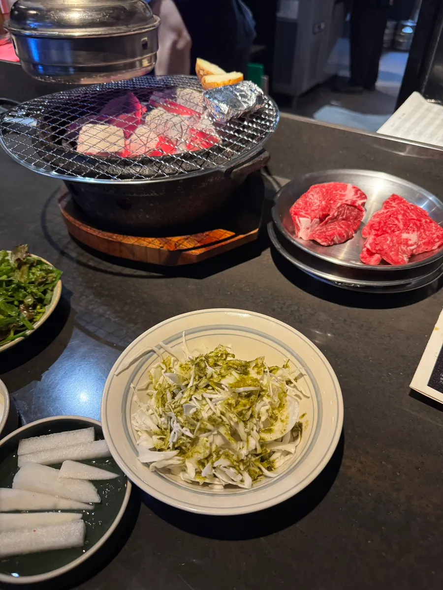 불향 입은 한우 한 점
