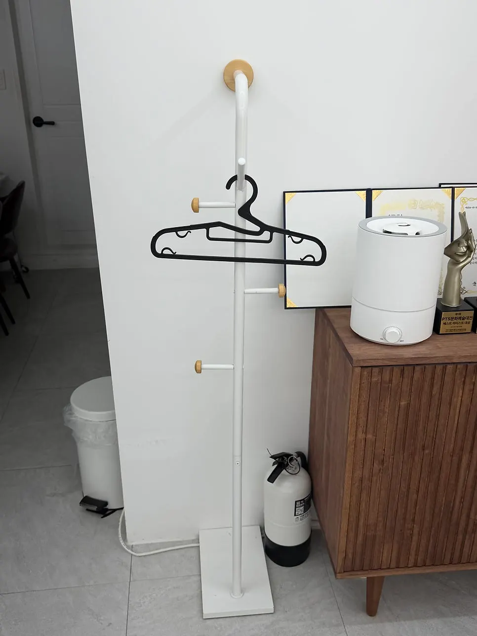 Coat hooks for hanging up outerwear