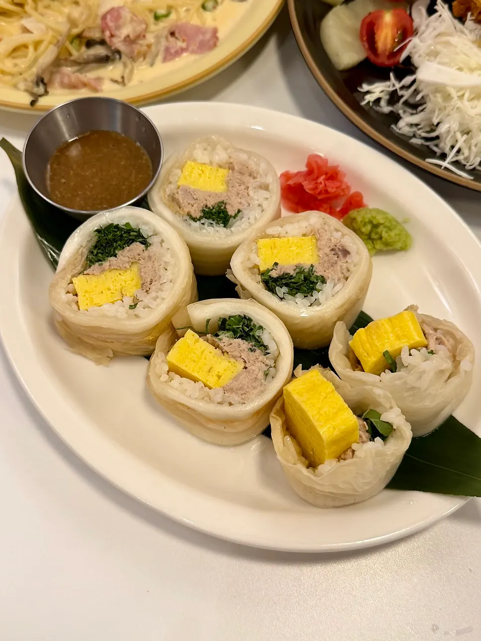 Image introducing the aged kimchi tuna maki
