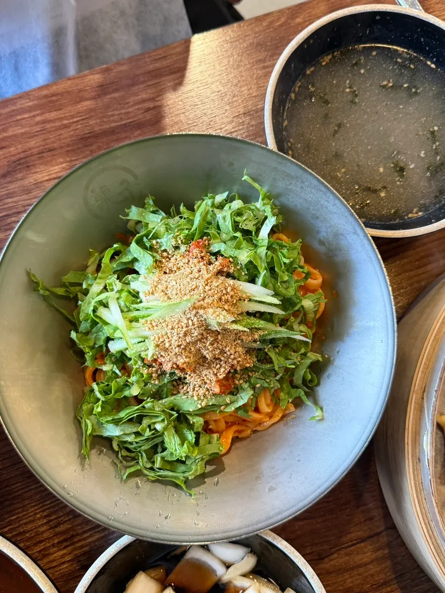 House-made kalguksu noodles