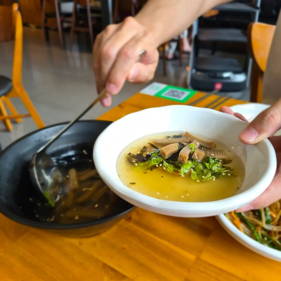 Mukbap provided free for orders of two servings or more
