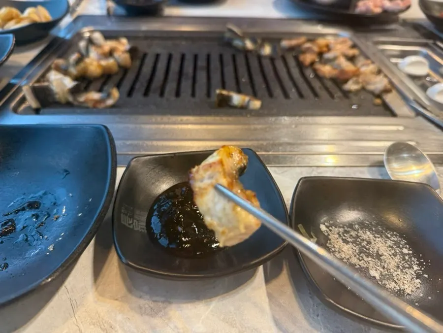 A thick piece of eel