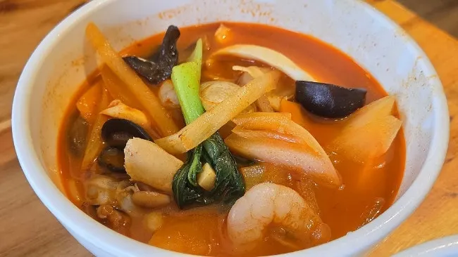 กุ้งชิลีและซอสทังซูยุก