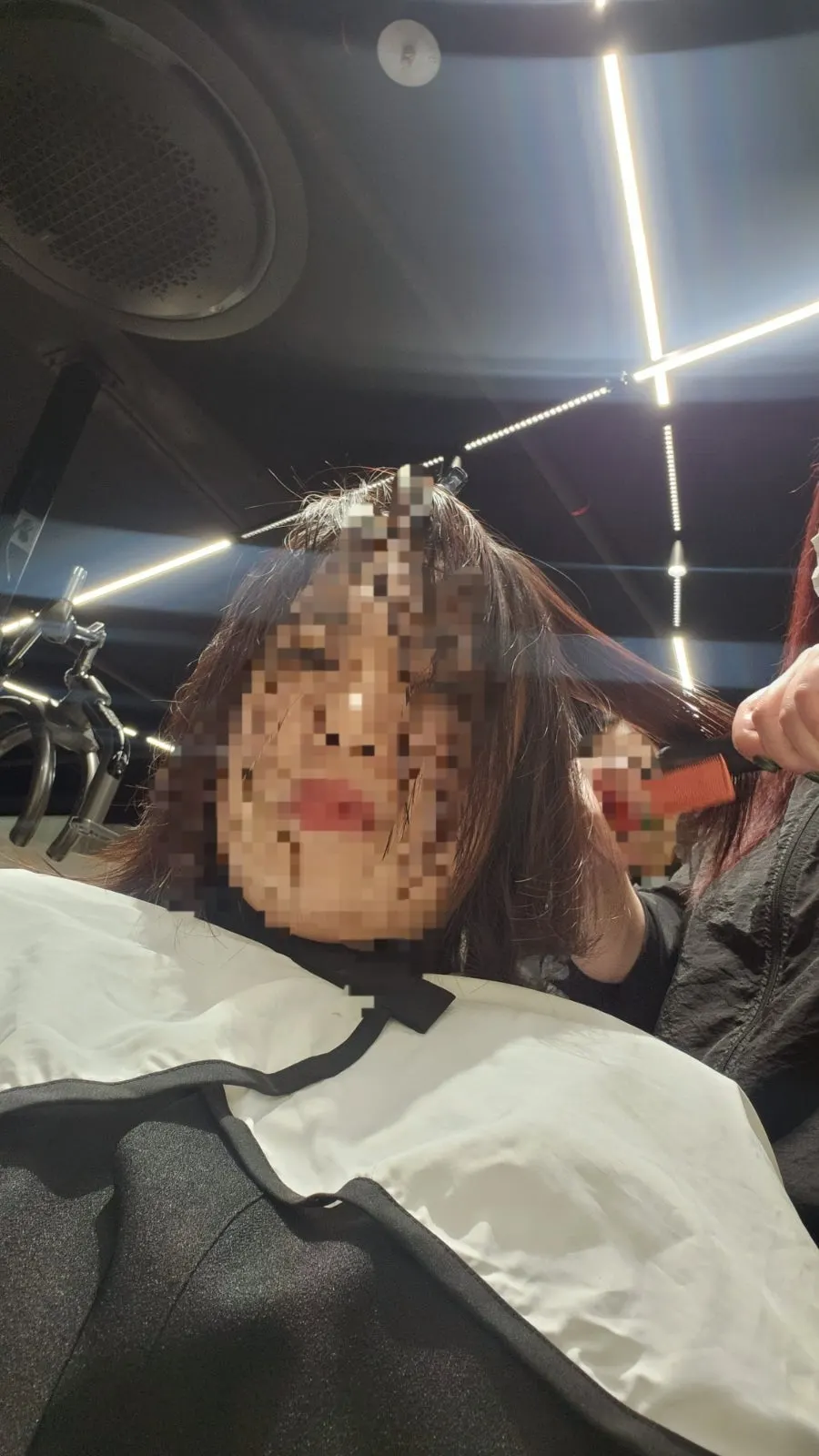 열보호제 도포 후 와인딩을 진행하는 모습