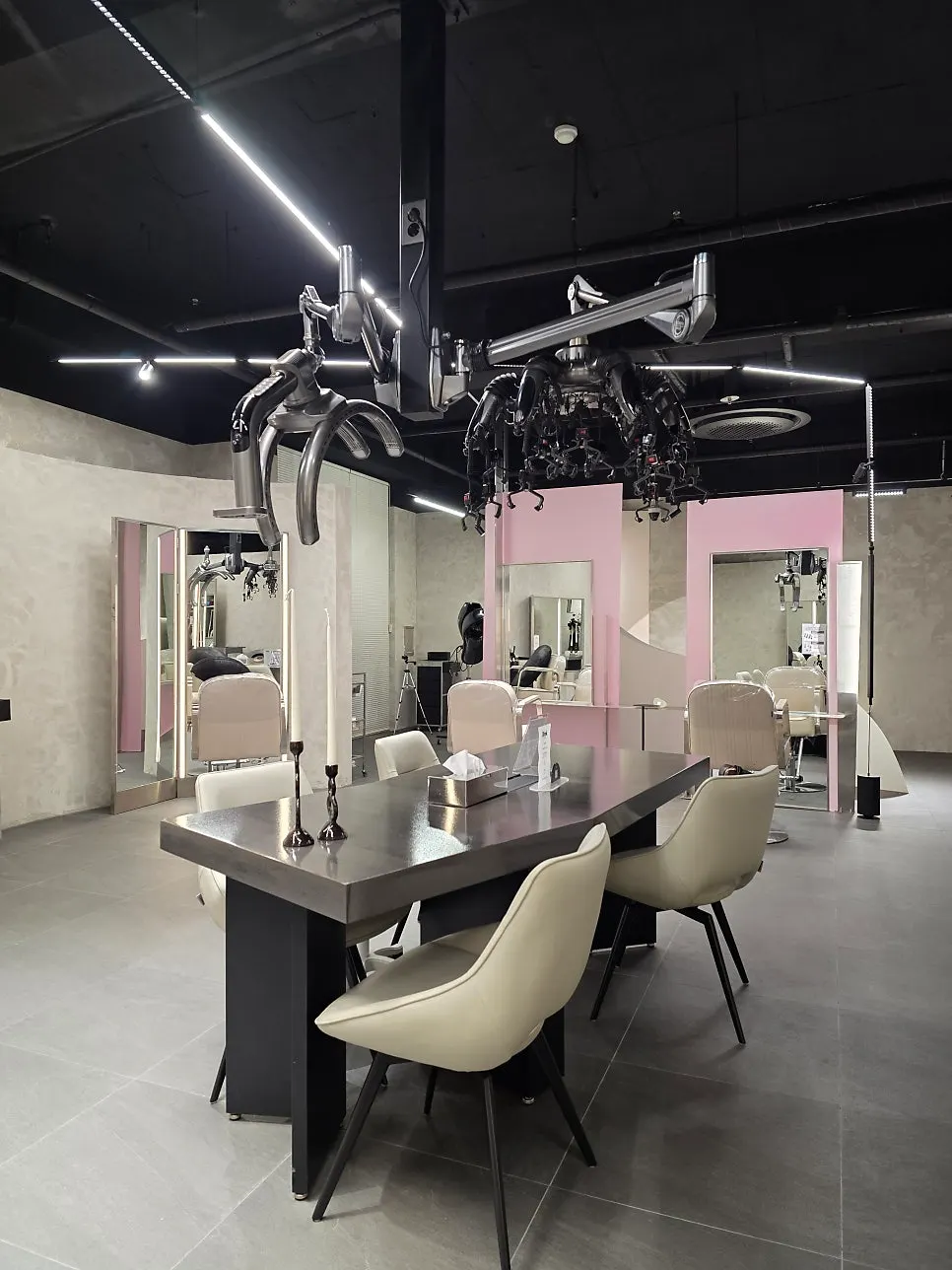 Interior of Project Lure salon