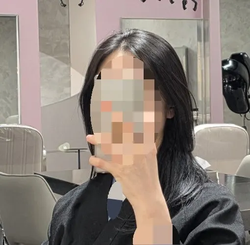 Photo of hair condition before the service