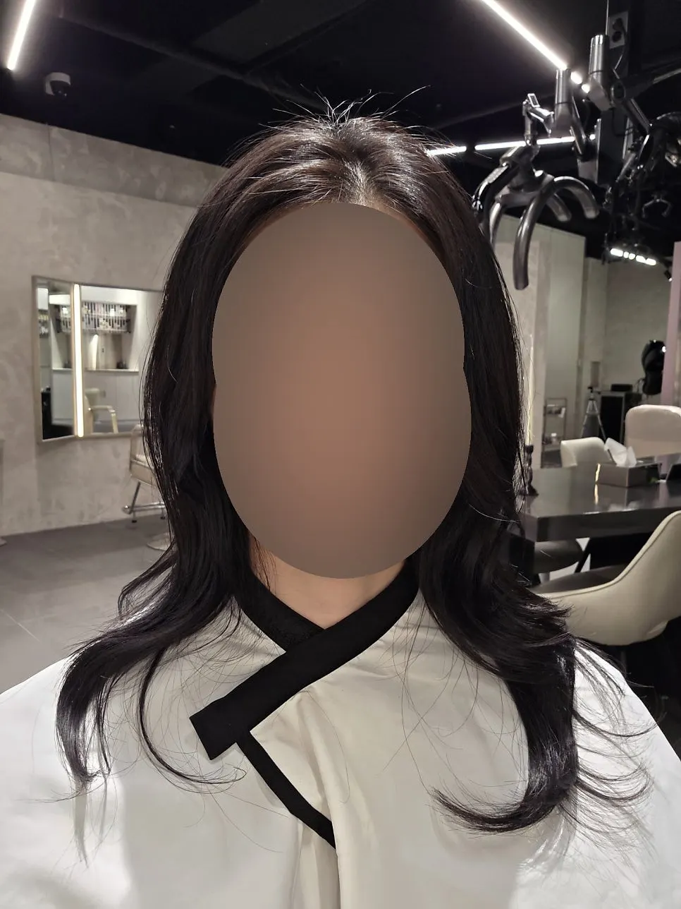 Finished CS-curl magic setting perm hair