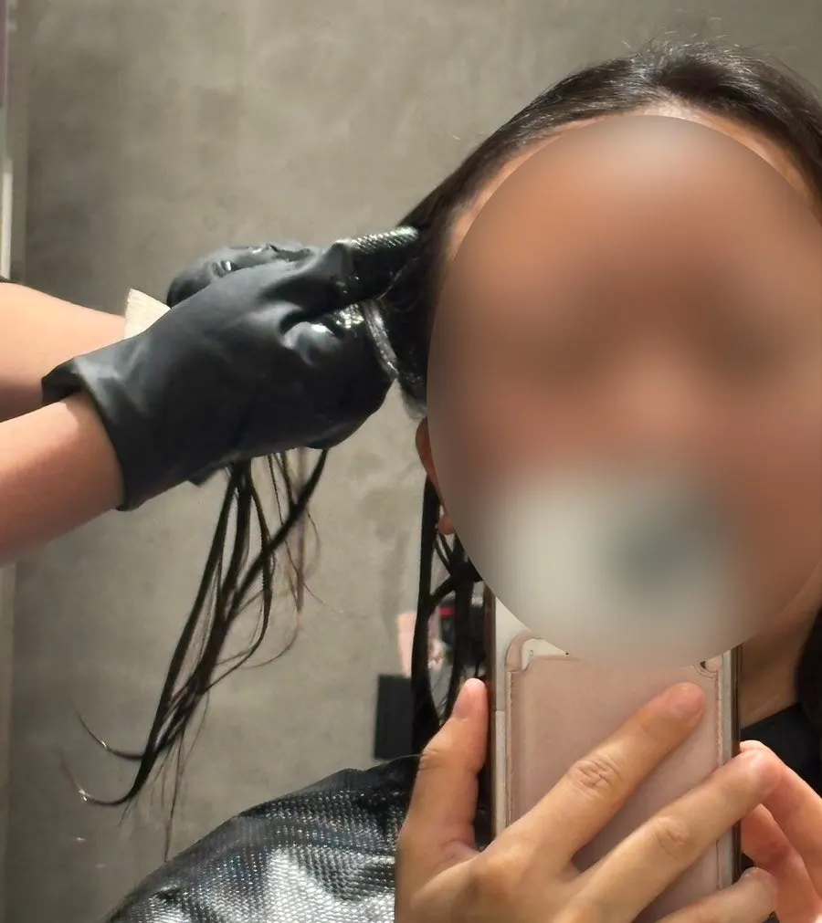 Rod wrapping and heat processing during the setting perm