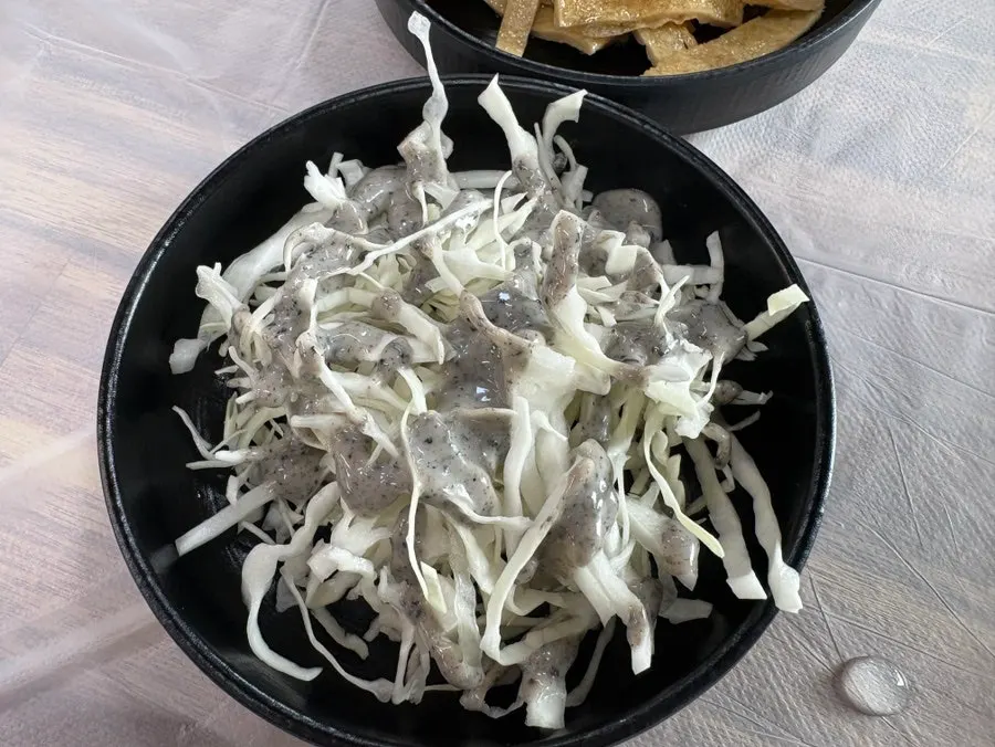 섬마을 기본 상차림