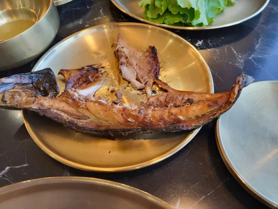 백년보리밥 식사 마무리 상차림