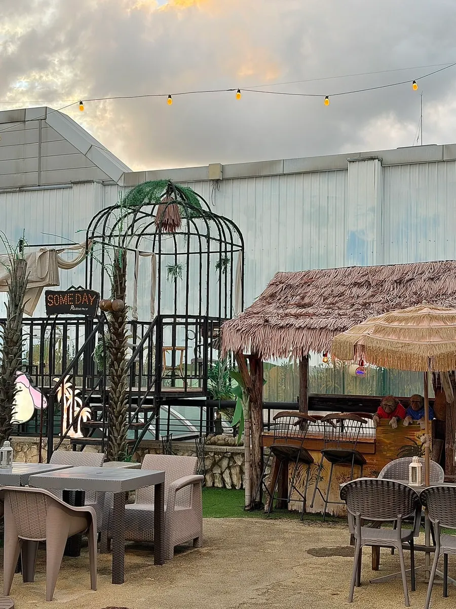 Southeast Asian-inspired rooftop space
