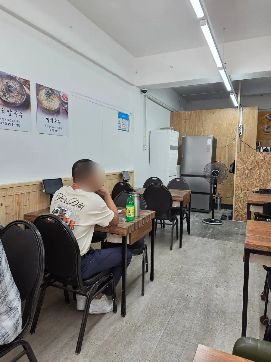 Clean interior of the restaurant dining hall