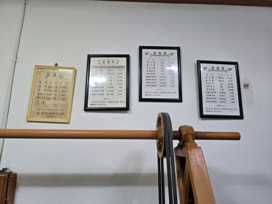 Inside a traditional-market oil shop