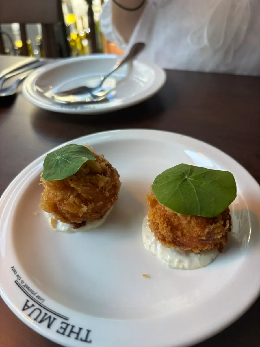 THE MUA lobster croquettes