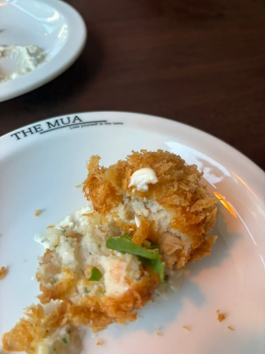 Lobster croquettes menu item