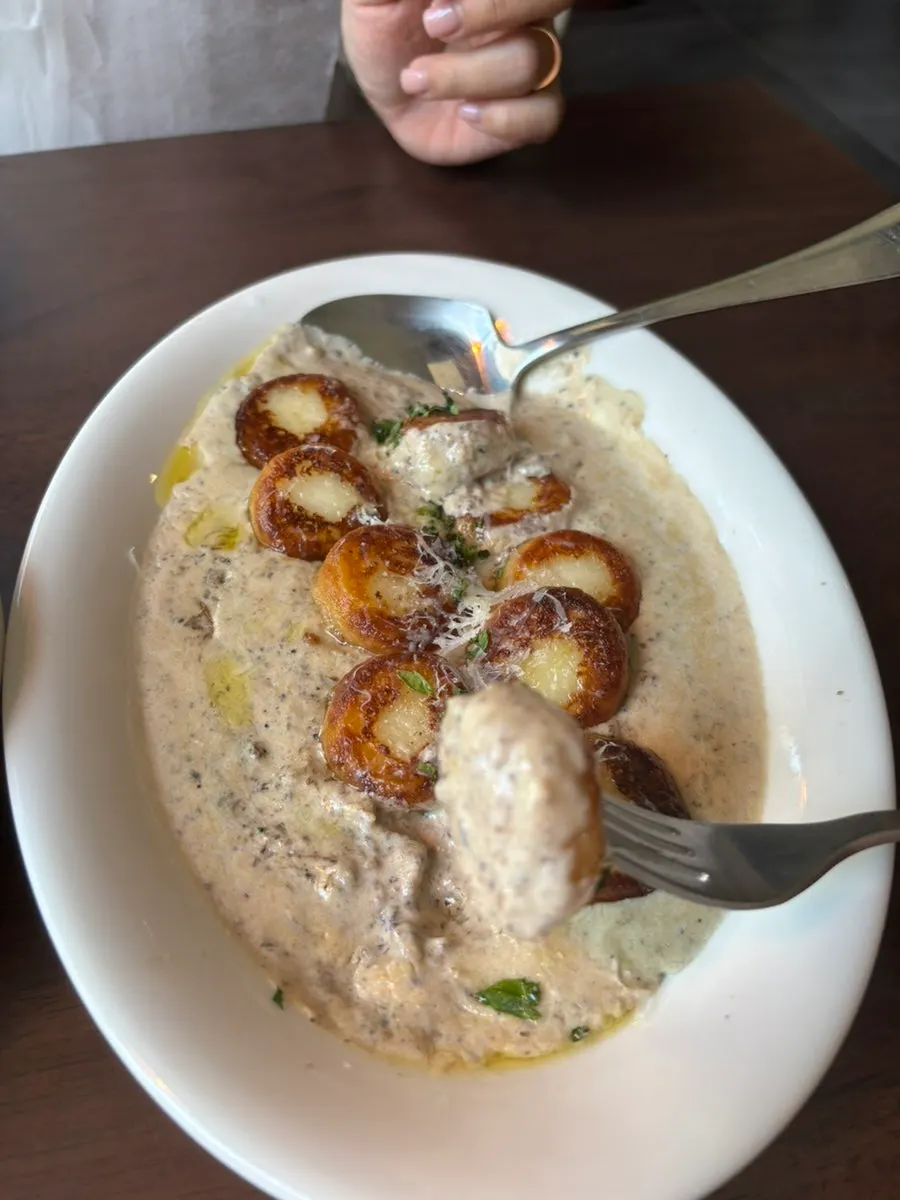 Quattro mushroom gnocchi
