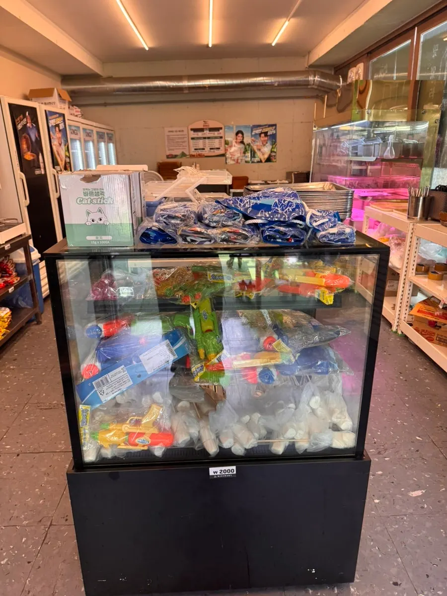 Sales corner inside the mini mart