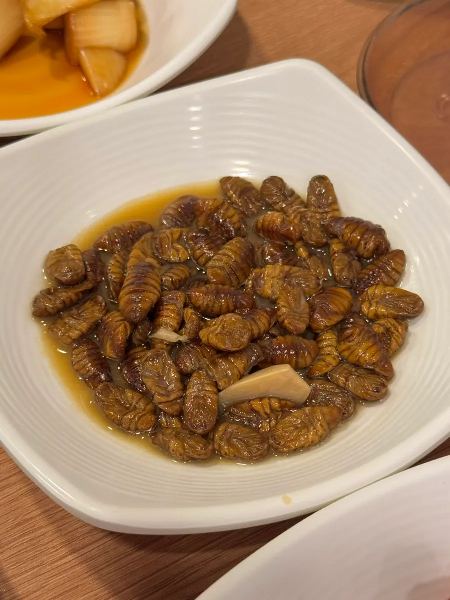 Beondegi served as a basic side dish