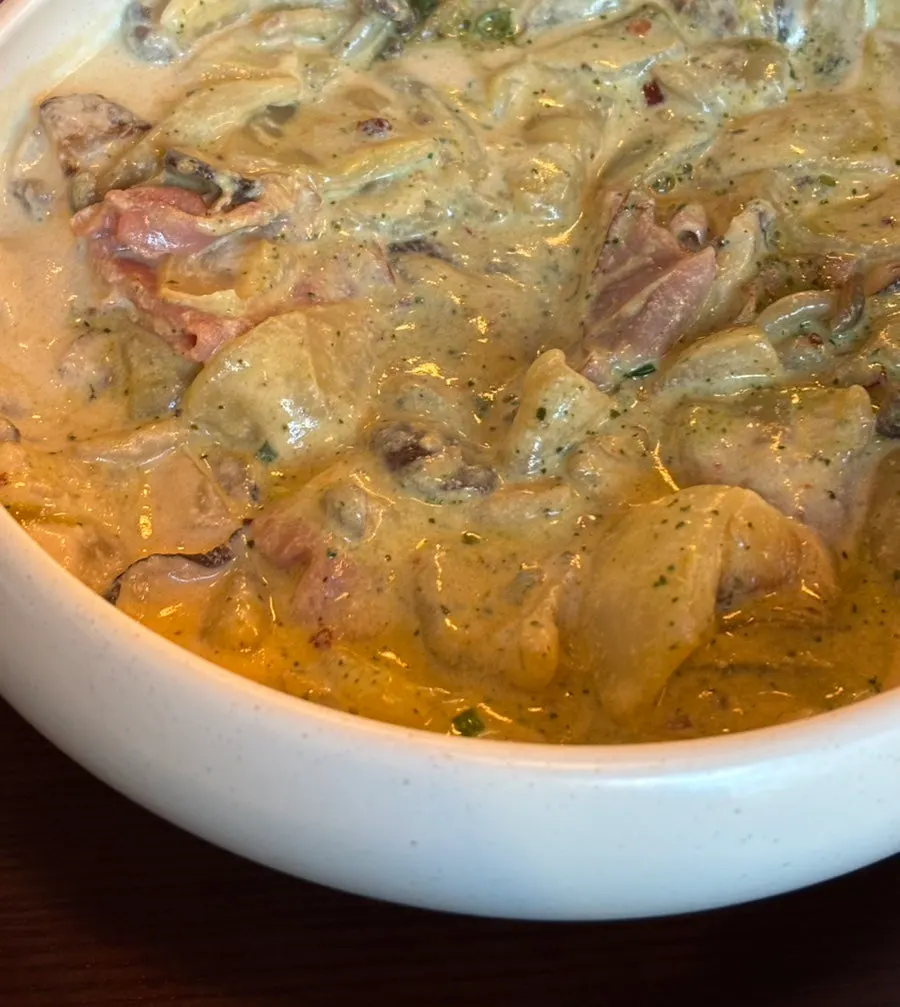 Basil doenjang cream sujebi