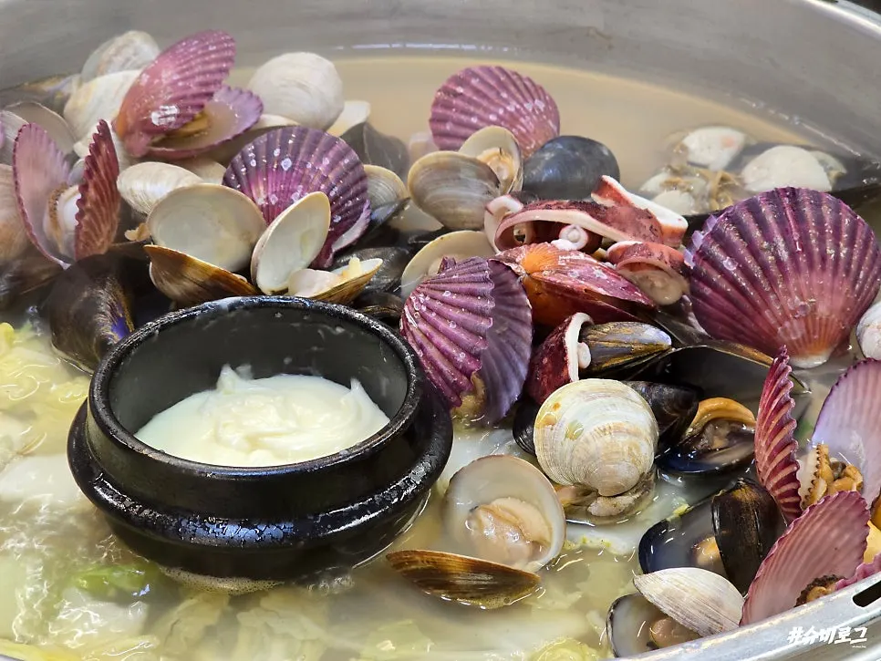 Cazuela de olla de almejas con temporizador