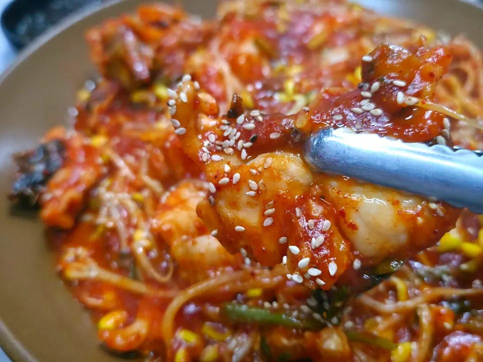 매콤한 양념의 아구찜