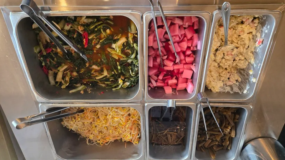 Self-serve banchan bar