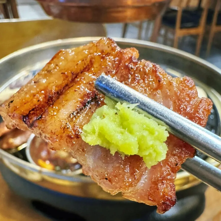 깻잎과 상추로 싸 먹는 오겹살 쌈