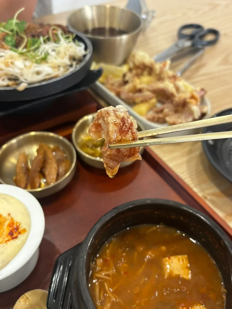 누룩 숙성 동이탕수육 맛보기