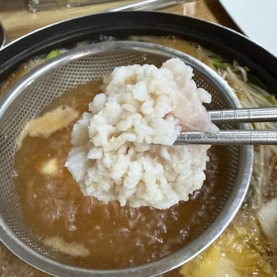 Hamo shabu-shabu at Daemyeong Suran in Jangan-dong