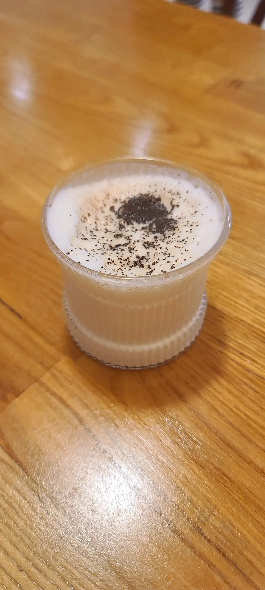 Dog cappuccino, a drink made for dogs