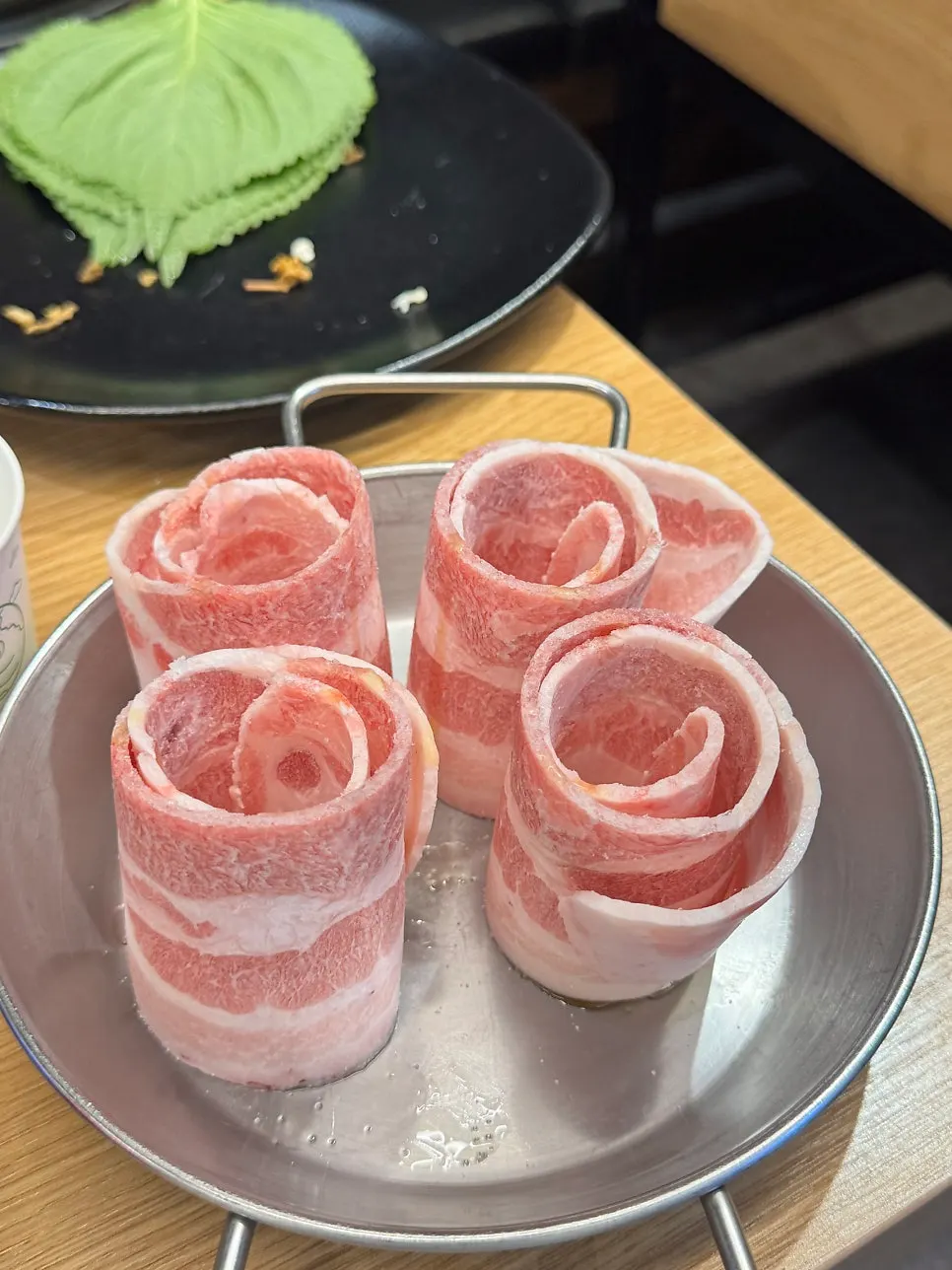 추가 주문한 제주한돈 대패오겹살 200g