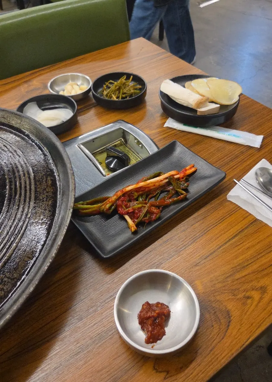 커플세트 상차림 준비 모습