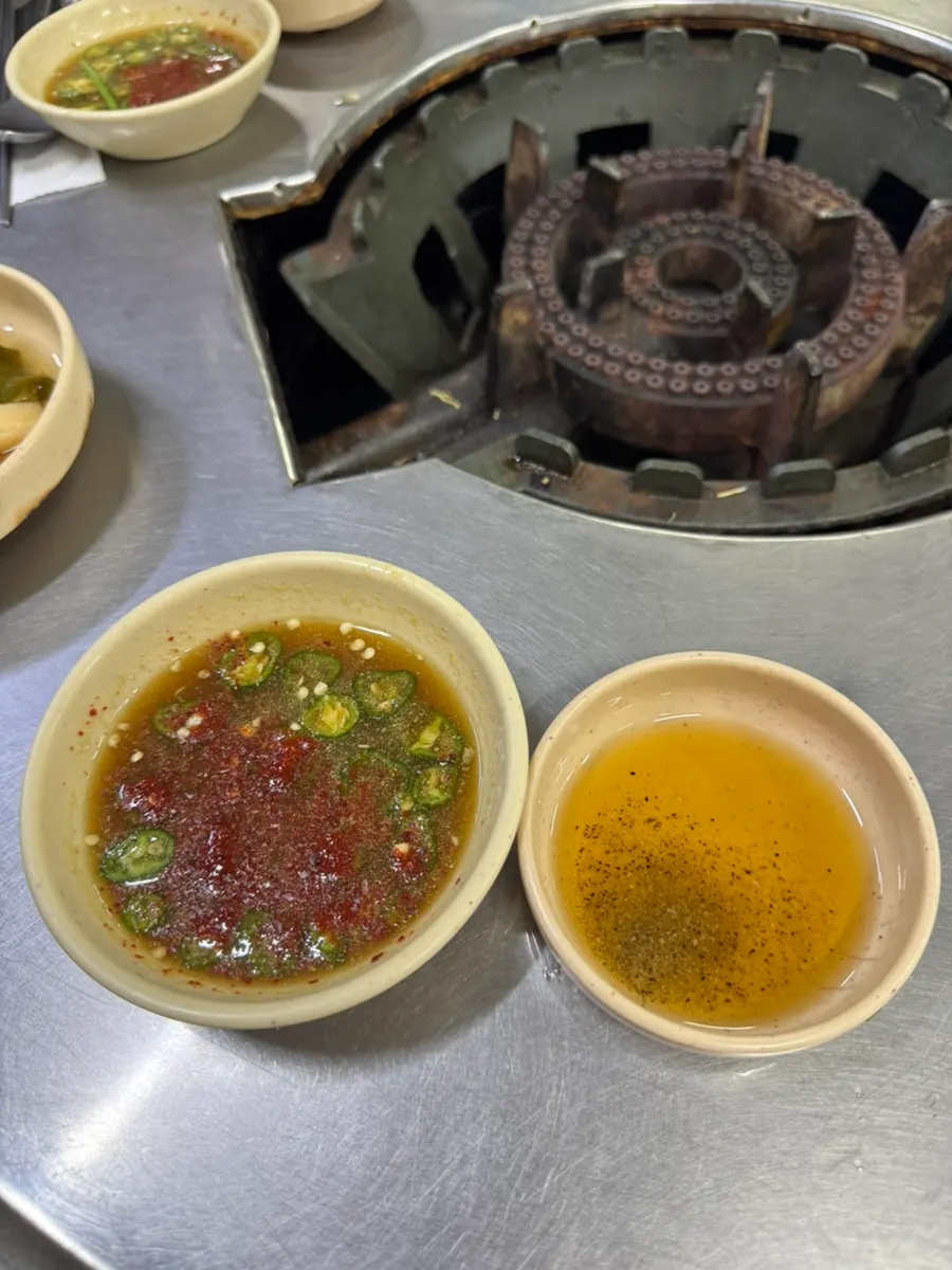 탱글탱글한 생간과 천엽 접시
