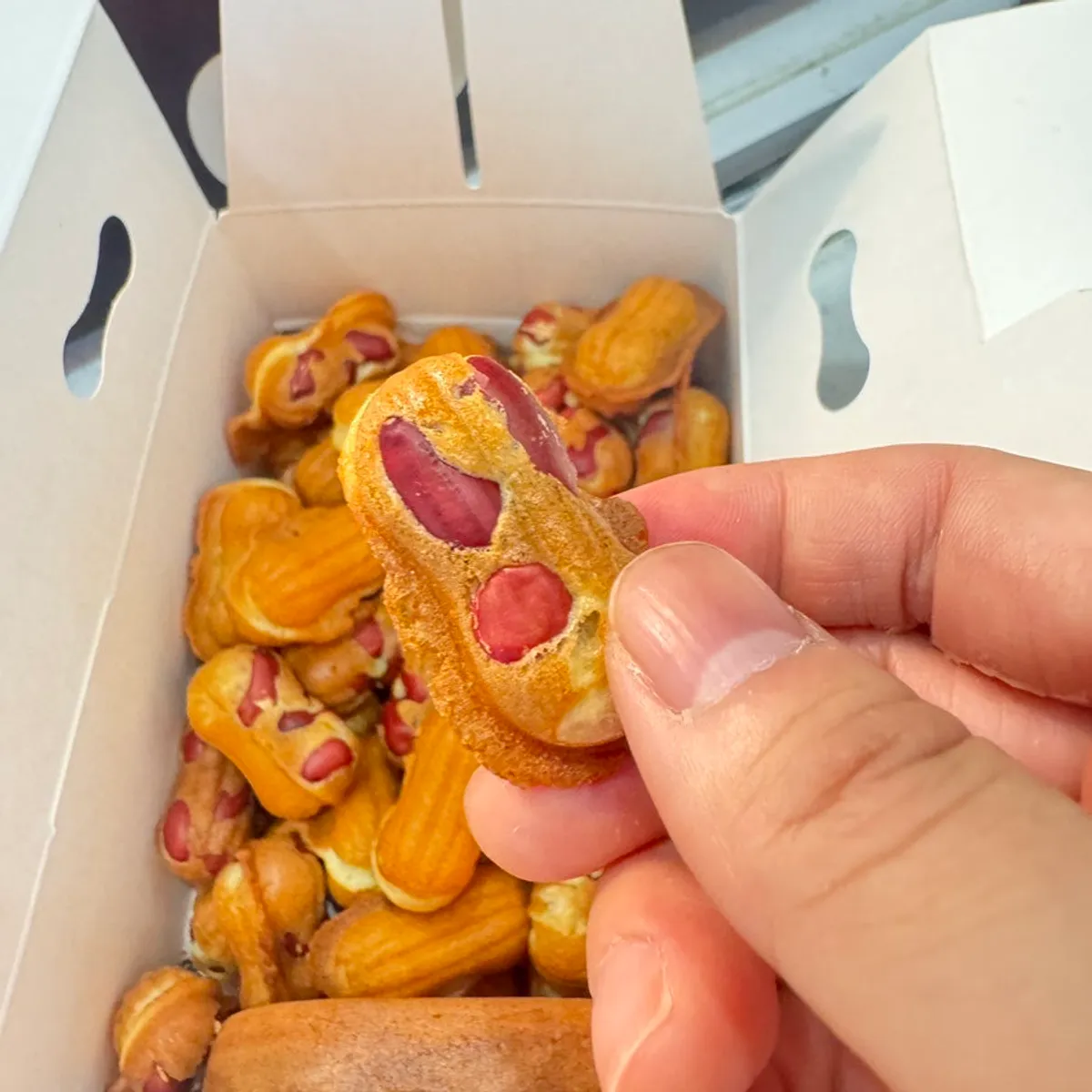 땅콩이 가득 들어찬 대신땅콩빵 땅콩빵