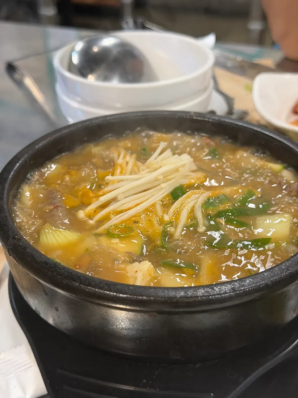A bowl of pillowy steamed egg custard