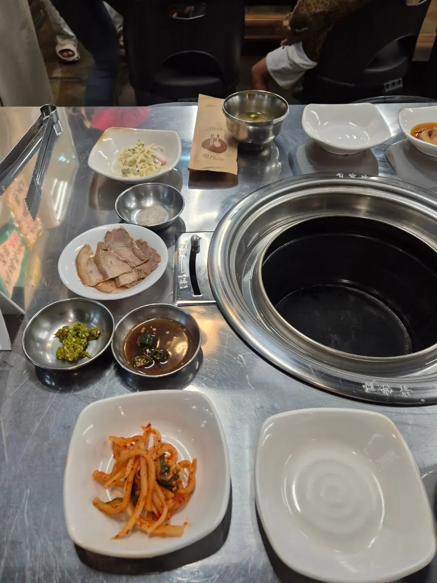 Menu board for Jirye black pork