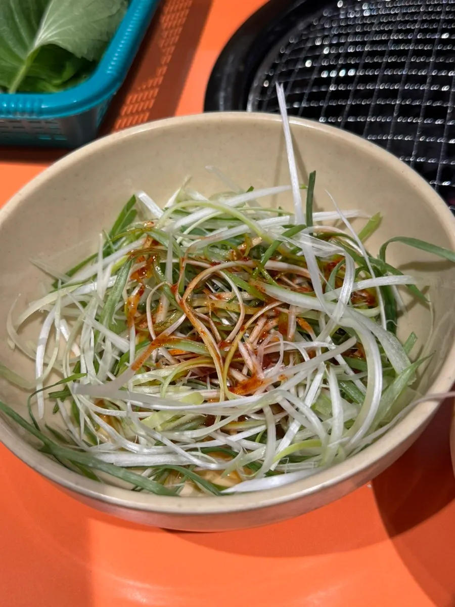 Pickled onions served with the meat