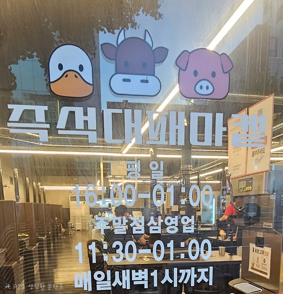 Entrance of Daepae Maket Busan Daeyeon Branch near Daeyeon Station