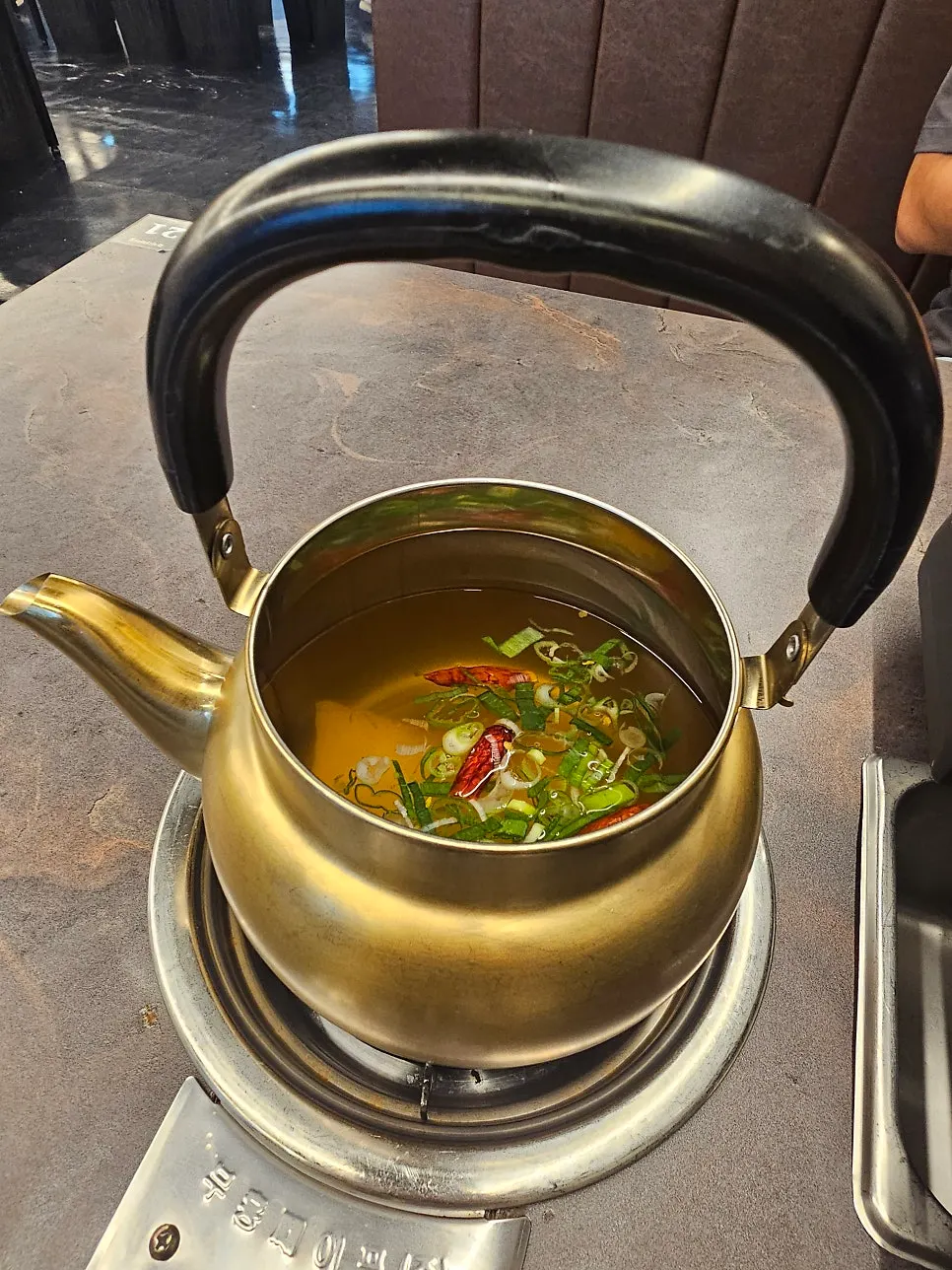 Free welcome oden soup served with the first order