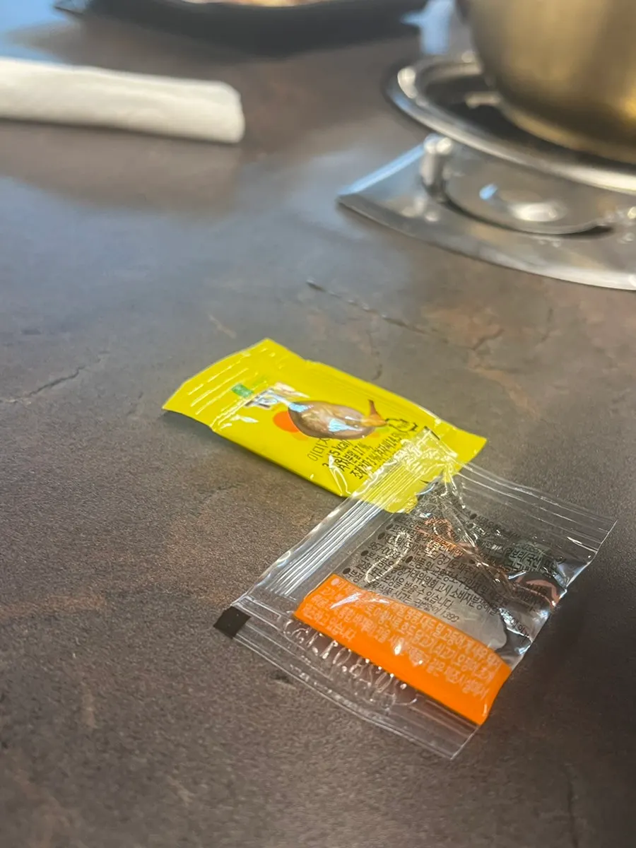 A spoonful of the fried rice