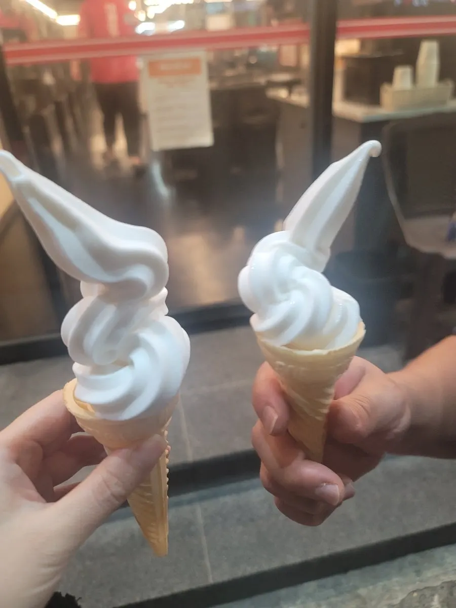 Dessert ice cream corner