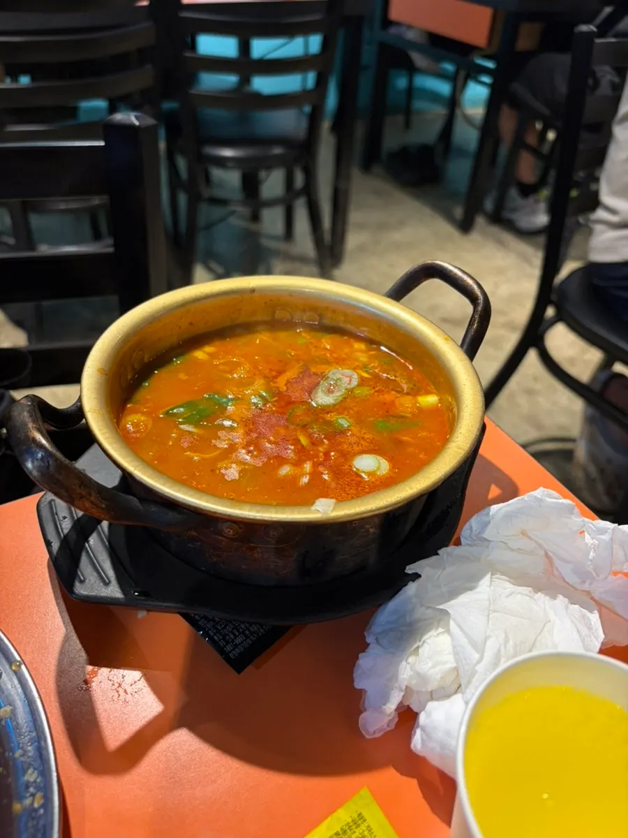 된장찌개와 밥 한 공기