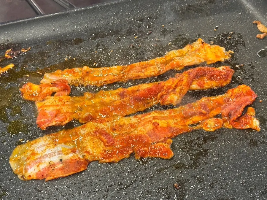 Albam gochujang daepae samgyeopsal on the grill